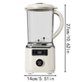 thumbnail image 3 of Outdor Portable Mixer Smoothie Maker To Go With Rustproof & Digital Display Smoothie Stand Mixer Portable Juicer For And Shakes, 3 of 6