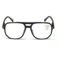 thumbnail image 2 of Square Large Lens Progressive Anti-Blue Reading Glasses – No Line, No Bubble – Zero Power on Top Reader CR17 +1.50, 2 of 4