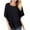 Black, variant on Womens Tops Fashion Women Short Sleeve Garment Comfortable Breathable Round-Neck Blouses Tops Plus Size Tops for Women