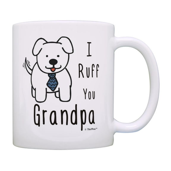 ThisWear From the Dog I Ruff You Grandpa Coffee Mug