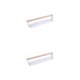 thumbnail image 1 of Monstrate Colgador de toallas de para cocina y baño blanco 2piezas Monstrate CBP116966, 1 of 5