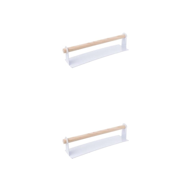 Monstrate Colgador de toallas de para cocina y baño blanco 2piezas Monstrate CBP116966