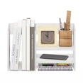 thumbnail image 4 of Furinno Hermite Desk Organizers and Accessories with File Holder, Office Organization, Desk Top Book Shelf, for Office Supplies, Office Desk Accessories, Plain White, 4 of 6