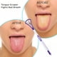 thumbnail image 3 of Limpiador de lengua de silicona de doble cara, raspador utilizable, herramienta de higiene bucal para el cuidado del mal aliento, color morado, 3 of 5