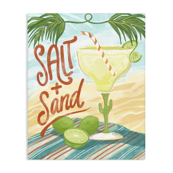 Stupell Industries Bohemian Salt & Sand Margarita Canvas Art, 16 x 20, by Connie Summers