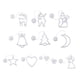 thumbnail image 5 of Guirnalda de luces navideñas para decoración, tira de ambientes, lámpara de noche, adorno, diseño de fiesta, accesorios para el hogar, Kits de decoración para fiestas 2 Corazones Pequeños Yuarrent HA070517-09B, 5 of 6