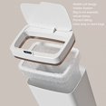 thumbnail image 6 of Asixxsix Touchless Bathroom Trash Can, 18L 4.75 Gallon Automatic Motion Sensor Garbage Can Battery Operated Slim Smart Noiseless Plastic Trash Bin with Lid for Bedroom, Kitchen, Office, 6 of 6