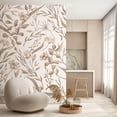 thumbnail image 3 of Idea4wall 2pcs Vintage Botanical Timeless Floral and Leaves Brown Wall Murals, Removable Self-Adhesive Stick Wallpaper Large Wall Stickers for Home Decorative, 48"x72", 3 of 5