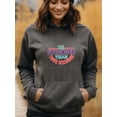 thumbnail image 2 of Positive Vibes Motivational Hoodie for Men Women, Inspirational Pullover Hooded Sweatshirt, Cozy Cotton Poly Blend, Positive Casual Outfit, 2 of 5