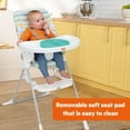 thumbnail image 3 of Bright Starts Dine Delight Compact Folding High Chair with 3-Section Plate, Unisex, Infant to Toddler, 3 of 9