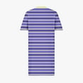 thumbnail image 5 of New Oversized Sundresses for Women 2025 Trendy Short Sleeve V-Neck Mid-Length Dress with Pocket Striped Skin-Friendly Flowy Dresses for Women, 5 of 5