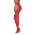 thumbnail image 4 of Dreamgirl Women's Standard Sheer Thigh High Pantyhose Hosiery Nylons Stockings with Comfort Lace Top Anti-Slip Elastic Band, 4 of 7