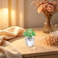 thumbnail image 4 of Kaireo Glass Flower Figurine, Beautiful Floral Statue for Home Decor and Gift Giving - Add to Cart, 4 of 4