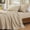 Taupe Plaid, variant on 3 Pieces Ruffle Gingham Sheets Set Twin Size, Taupe Plaid | Cotton Fabric, Soft & Breathable Linen-Feel, Ruffed Bed Sheet Set with 16 Inch Deep Pocket, Retro Ruffle Design