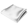 thumbnail image 2 of Windcarnival Men's Satin Solid Plain Color Handkerchief Hanky Pocket Square for Wedding Party, 2 of 13