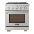 thumbnail image 2 of Professional 30-in Propane Gas Range in Stainless Steel with True Simmer Burners, 2 of 15