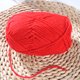 thumbnail image 4 of Hilo de algodón con leche de 50 g, grueso, tejido a mano, para ganchillo, lana, hilo cálido para suéteres, gorros, bufandas y proyectos DIY (rojo), 4 of 7