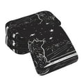 thumbnail image 4 of Kdxio Star Gazing Cat Illustration for Double Compartment Pen Case Oxford Organizer with Zipper Pockets for Students Artists, 4 of 7