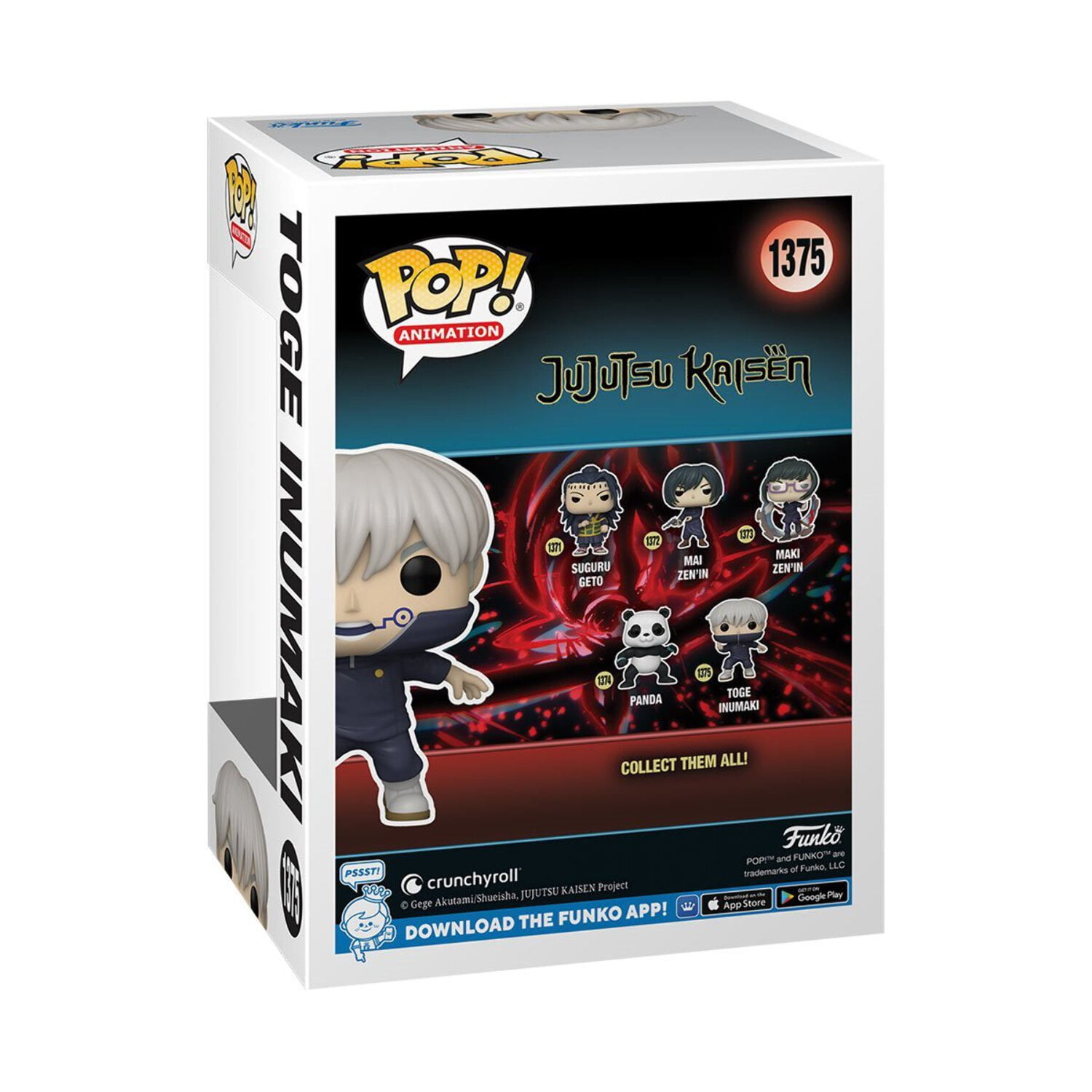 Jujutsu Kaisen Toge Inumaki Funko Pop! Figure, Not Mint