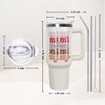 thumbnail image 2 of Mimi 40oz Vacuum Insulated Tumbler with Handle, Straw & Lid - Travel Mug, Water Bottle - Mother''s Day Gift for Mom, Grandma, 2 of 6