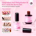 thumbnail image 5 of Saviland All-In-One Poly Gel Kit - 7Pcs Glitter Jelly Poly Gel Kit with U V Light ,Nail Drill ,Base & Top Gel ,Nail Dehydrator&Primer and Nail Decorations for Nail Extensions, 5 of 9