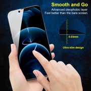 2-Pack Full Coverage Privacy Tempered Glass Screen Protector for iPhone 14 / iPhone 13 / iPhone 13 Pro