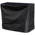 thumbnail image 1 of Sunnydaze Outdoor Weather-Resistant Heavy-Duty Durable PVC Firewood Log Rack Holder Cover - 2' - Black, 1 of 10