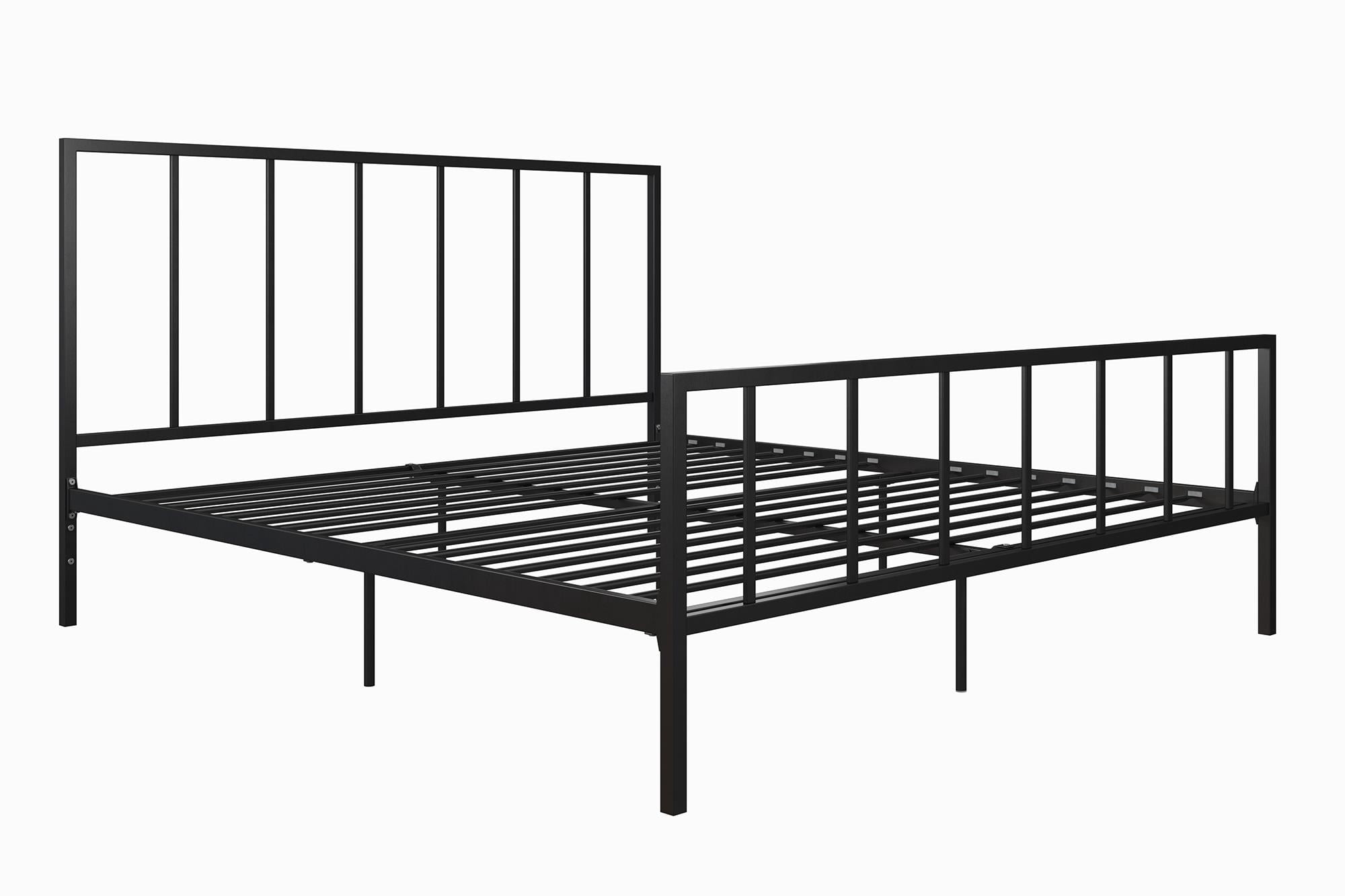 DHP Stella Metal Bed, King, Black