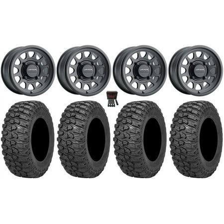 Method 414 15 Wheels Black +38mm 32 Trail Saw 2.0 Tires Polaris RZR XP 1000 / PRO XP / Ranger XP 900/1000