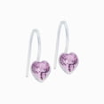 thumbnail image 3 of Blomdahl | Nickel Free | Medical Plastic Heart Crystal Pendant Earrings | Best Choice For Sensitive Ears, 3 of 3