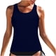 thumbnail image 2 of Acyse 2025 Womens Bikinis Clearance Juniors Solid Color High Neck Tops Bathing Suit Tops For Tank Tops Swimsuits, 2 of 4
