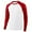 Red, variant on VJATTWR Mens Fashion Casual Crew Neck Long Shirts Xxxl