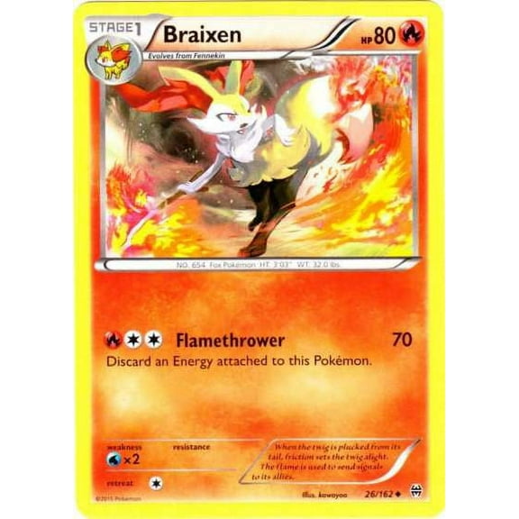 Pokemon BREAKthrough Braixen #26