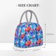 thumbnail image 2 of Disketp Bright Flowers Bolsa Térmica para Almuerzo, Lonchera con Abertura Amplia y Gran Capacidad, Organizador Reutilizable para Mujeres, Hombres y Adultos, 2 of 6