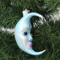 thumbnail image 3 of Morawski Man In The Moon Glass Crescent Ornament 14307.09591 Blue, 3 of 3