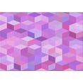 thumbnail image 1 of Ahgly Company Machine Washable Indoor Rectangle Transitional Violet Purple Area Rugs, 7' x 10', 1 of 7