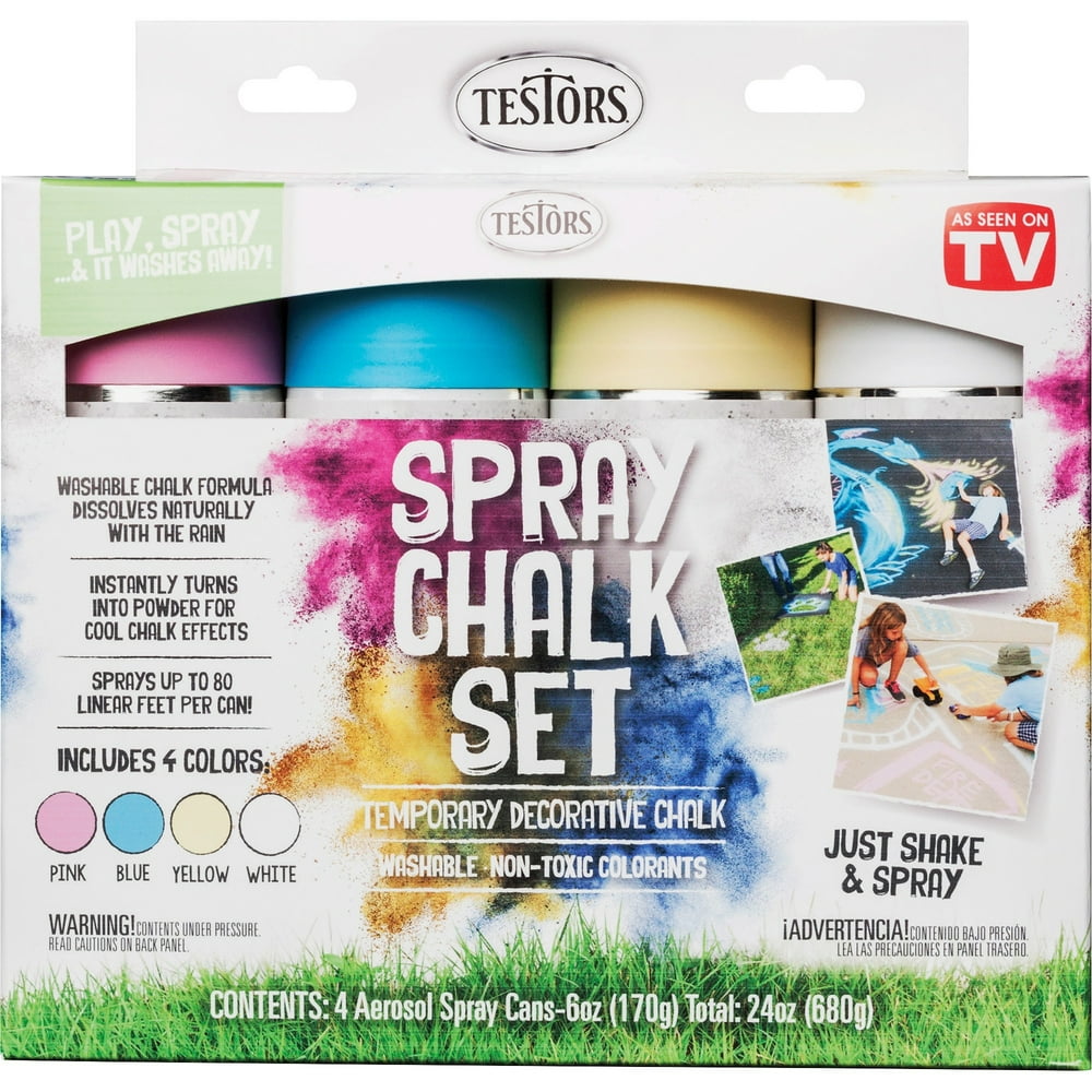 Testors Spray Chalk Set, 1 Kit (Quantity)