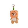 thumbnail image 2 of Llavero con colgante de oso de calabaza, muñeco de peluche, productos navideños, regalos, llavero de terciopelo, 2 of 6