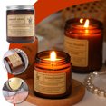 thumbnail image 1 of Xihbxyly Vela Perfumada de Aromaterapia, Hecha a Mano con Cera de Soja, Núcleo de Algodón Natural, 15-20 Horas de Duración, Recipiente de Vidrio Romántico, Ideal para Cumpleaños, Bodas y Festividades, 1 of 2