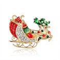 thumbnail image 1 of Yuarrent Decorado Árbol de Navidad Botas de Papá Noel Muñeco de nieve Campana Broche Bufanda Collar Solapa Broche de Navidad Regalo de niña Kits de decoración para fiestas No.75 Yuarrent JR0793-75, 1 of 6