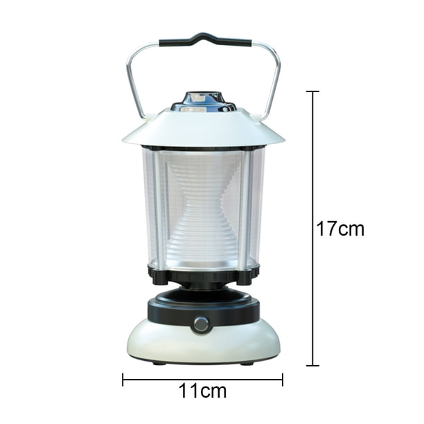 Lanterne de camping portable à LED-Lanterne solaire rechargeable par