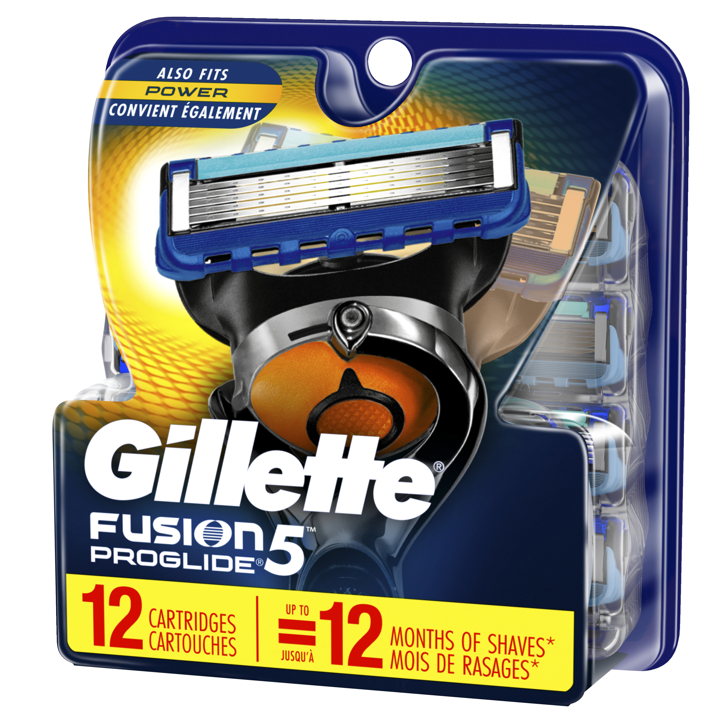 Gillette Fusion5 ProGlide Men's Razor Blades 12 Refills - image 4 of 9