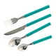 thumbnail image 2 of Juego de Cubiertos Azul 17 Piezas con Soporte, Acero Inoxidable y Mango Ergonómico, Incluye Cuchillos, Tenedores y Cucharas, Organización y Estilo en tu Cocina, 2 of 4
