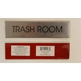 thumbnail image 2 of TRASH ROOM (BLACK ALUMINUM 2 X7.75), 2 of 2