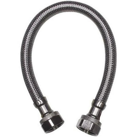 

B & K Industries Braided Stainless Steel Faucet Connector 0.5 x 0.5 x 16 in.