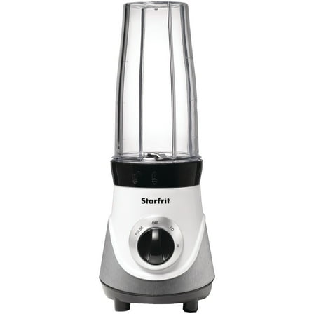 Starfrit 3-Speed 300-Watt Personal Blender with 2 Large 28-Oz. Cups & To-Go Lids, 024300-004-0000