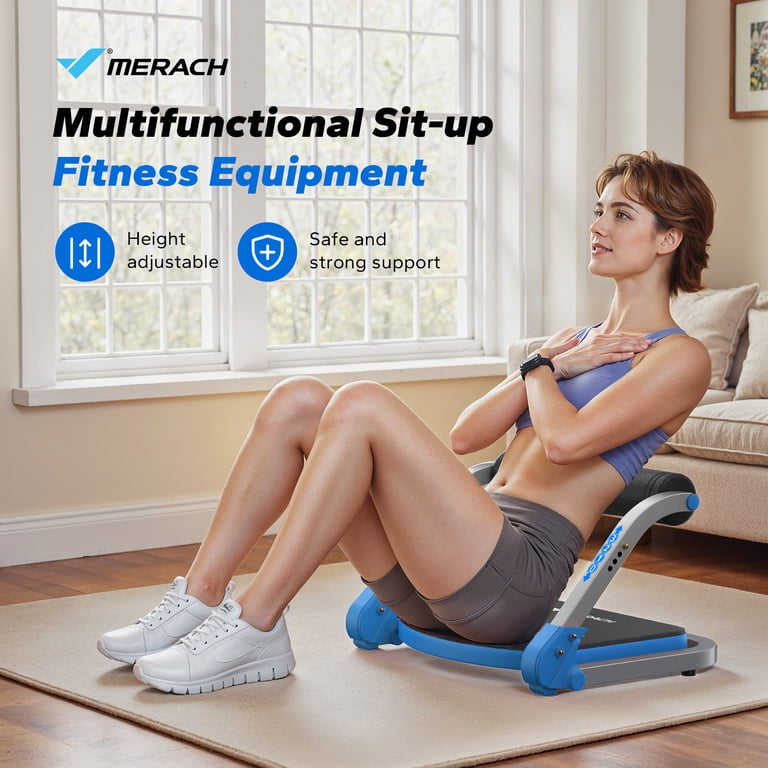 MERACH Ab Machine, 3 Resistance Levels, Auto-Rebound, 330 lbs photo 5