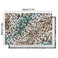 thumbnail image 5 of Leopard and Tiger Pattern Summer Placemats Table Placemats Set Of 6-Linen Kitchen Washable Placemats Table Mats 11.8"x17.7"Non-Slip Heat Resistant, 5 of 5