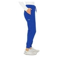 thumbnail image 3 of MED COUTURE Women's Moisture-Wicking Peaches Seamed Jogger, Color: Royal, Size: S Regular (8721-ROYL-S), 3 of 5