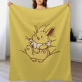 thumbnail image 7 of Pokemon Eevee Jolteon Throw Blanket Cute Flannel for Boys Girls Men Women, 7 of 7